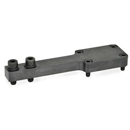 Otto Ganter T Bracket Double Post Bracket Accessory Static Holder, GN 869.2